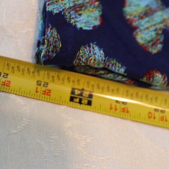 LuLaRoe Disney OS Leggings Navy Blue Scribble Sketch Mickey Multicolor Casual - Picture 8 of 11